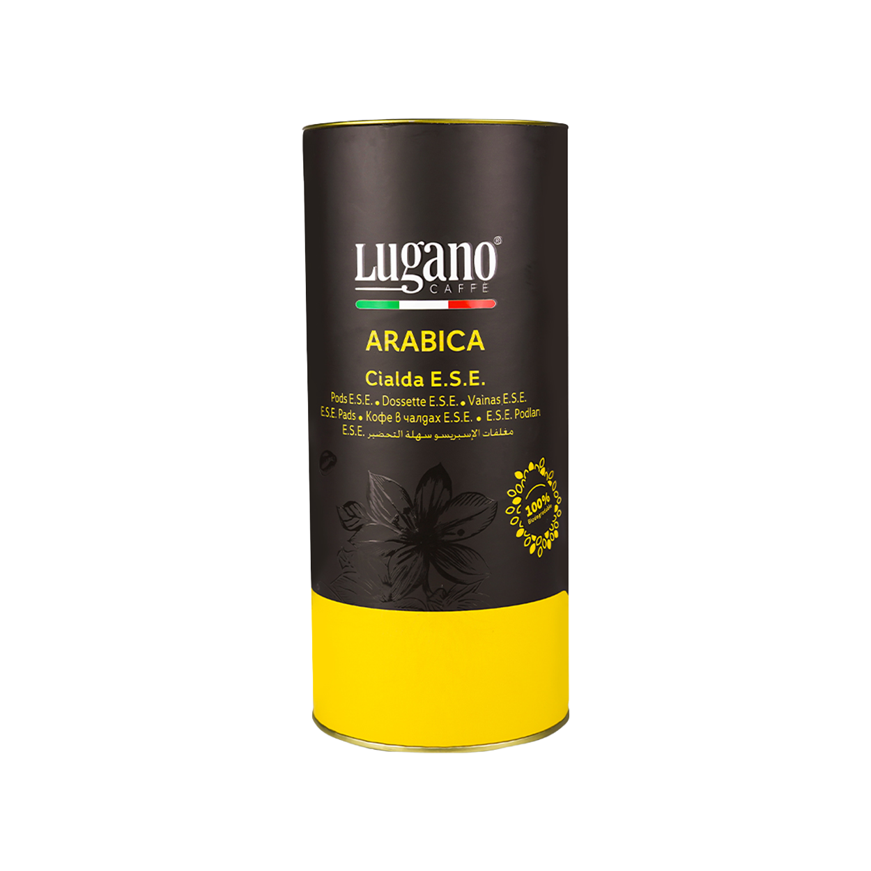 Lugano Caffè Arabica Espresso Pod 18 pcs cylinder pack Lugano Caffè Arabica Espresso Pod 18 pcs cylinder pack