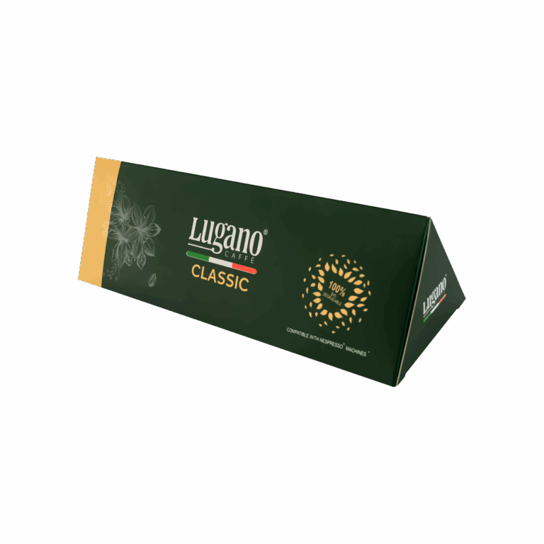 Lugano Caffè Classic Espresso Capsule Triangular Pack 10 Pcs