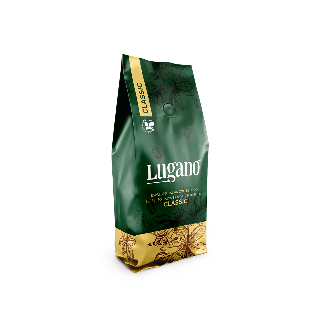 Lugano Caffè Classic Espresso Coffee Beans 1 Kg pack Lugano Caffè Classic Espresso Coffee Beans 1 Kg pack