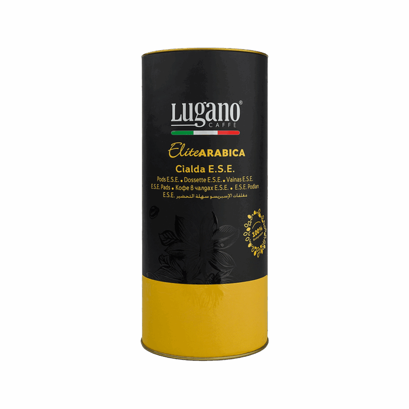 Lugano Caffè Elite Arabica Espresso Pod 18 pcs cylinder pack