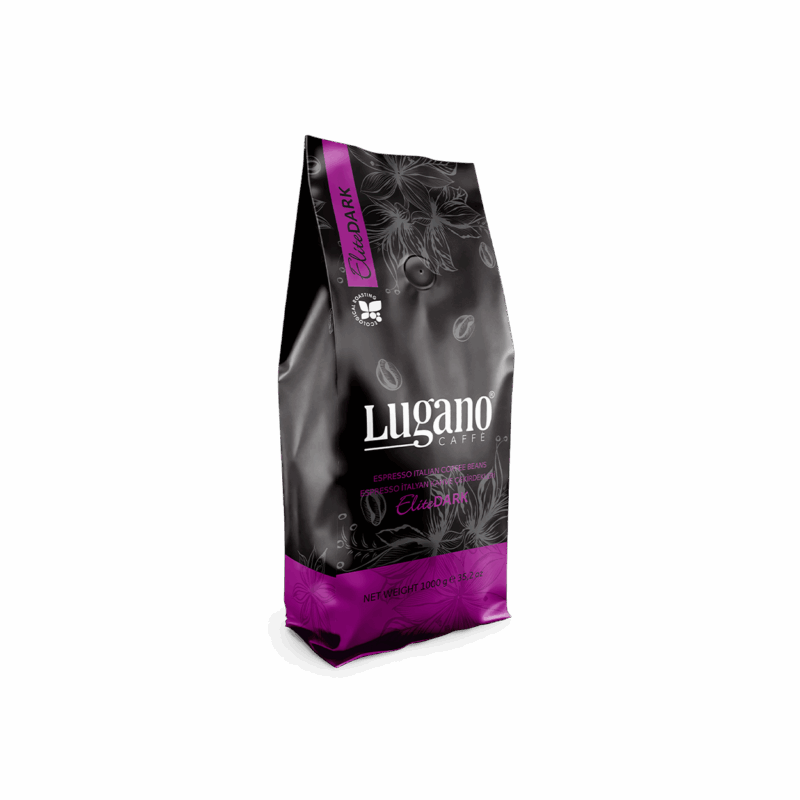 Lugano Caffè Elite Dark Espresso Coffee Beans 1 Kg pack