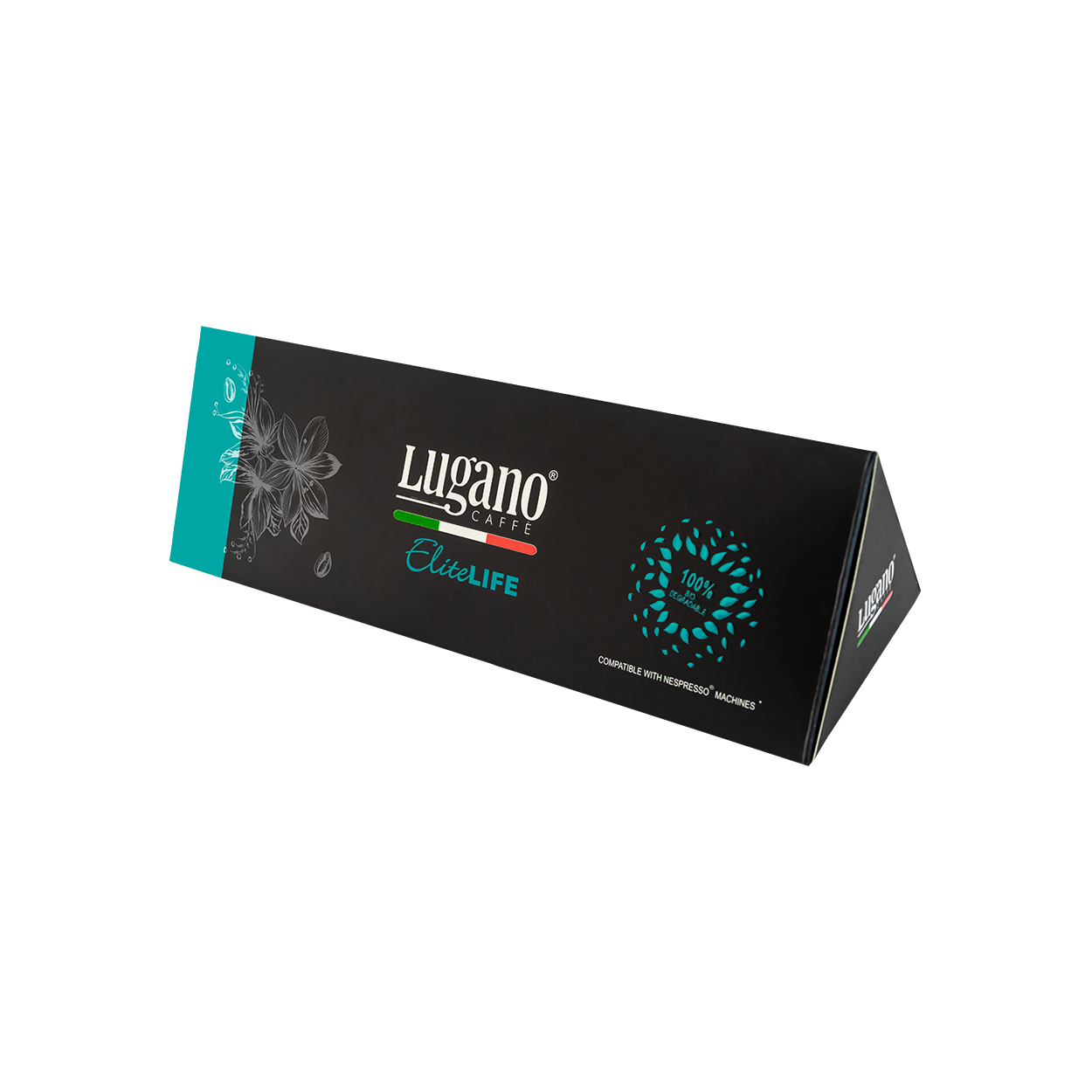 Lugano Caffè Elite Life Espresso Capsule Triangular Pack 10 Pcs Lugano Caffè Elite Life Espresso Capsule Triangular Pack 10 Pcs