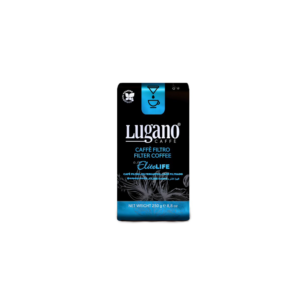 Lugano Caffè Elite Life Filter Coffee 250 Gr Vacuum Pack Lugano Caffè Elite Life Filter Coffee 250 Gr Vacuum Pack