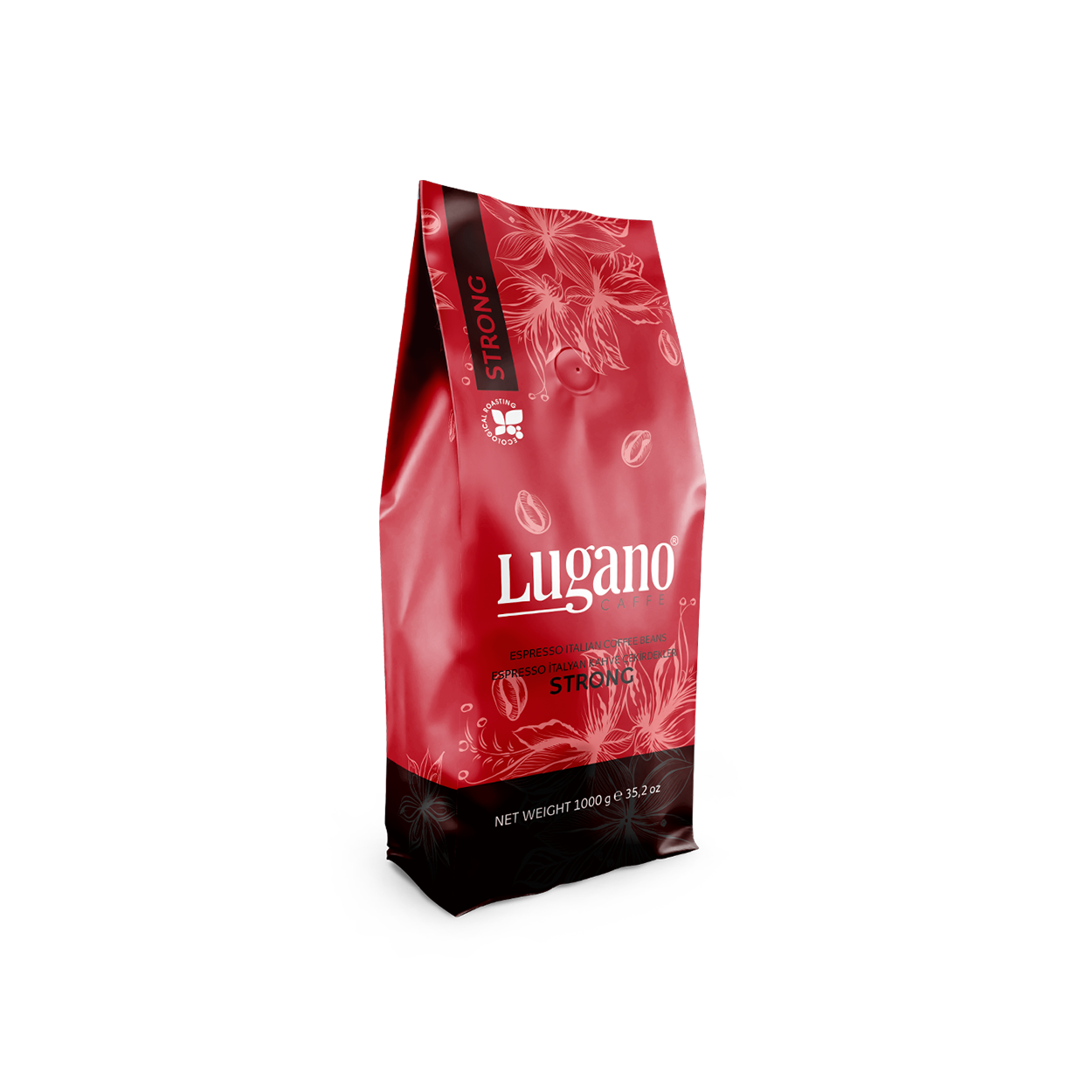 Lugano Caffè Strong Espresso Coffee Beans 1 Kg pack Lugano Caffè Strong Espresso Coffee Beans 1 Kg pack