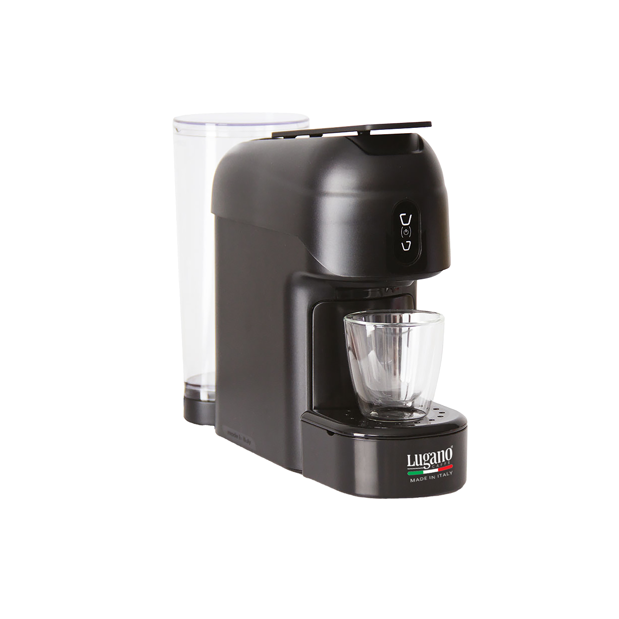 Lugano Elite Mini Espresso Machine Pod & Capsule Compatible Black Color Lugano Elite Mini Espresso Machine Pod & Capsule Compatible Black Color