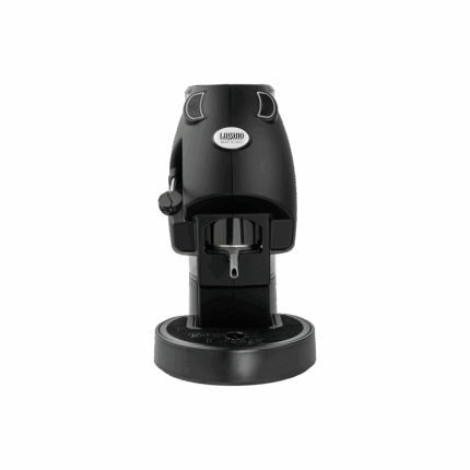 Lugano Uno Baby Espresso Machine Black Mat Color Front