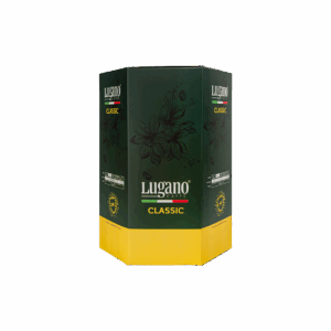 Lugano Caffè Classic Espresso Capsule Hexagonal Saving Pack 60 Pcs front