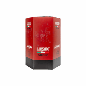 Lugano Caffè Strong Espresso Capsule Hexagonal Saving Pack 60 Pcs front 2