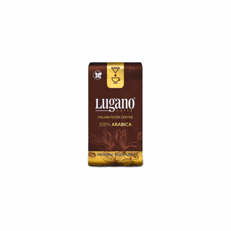 Lugano Caffè Arabica Filter Coffee 250 Gr Vacuum Pack