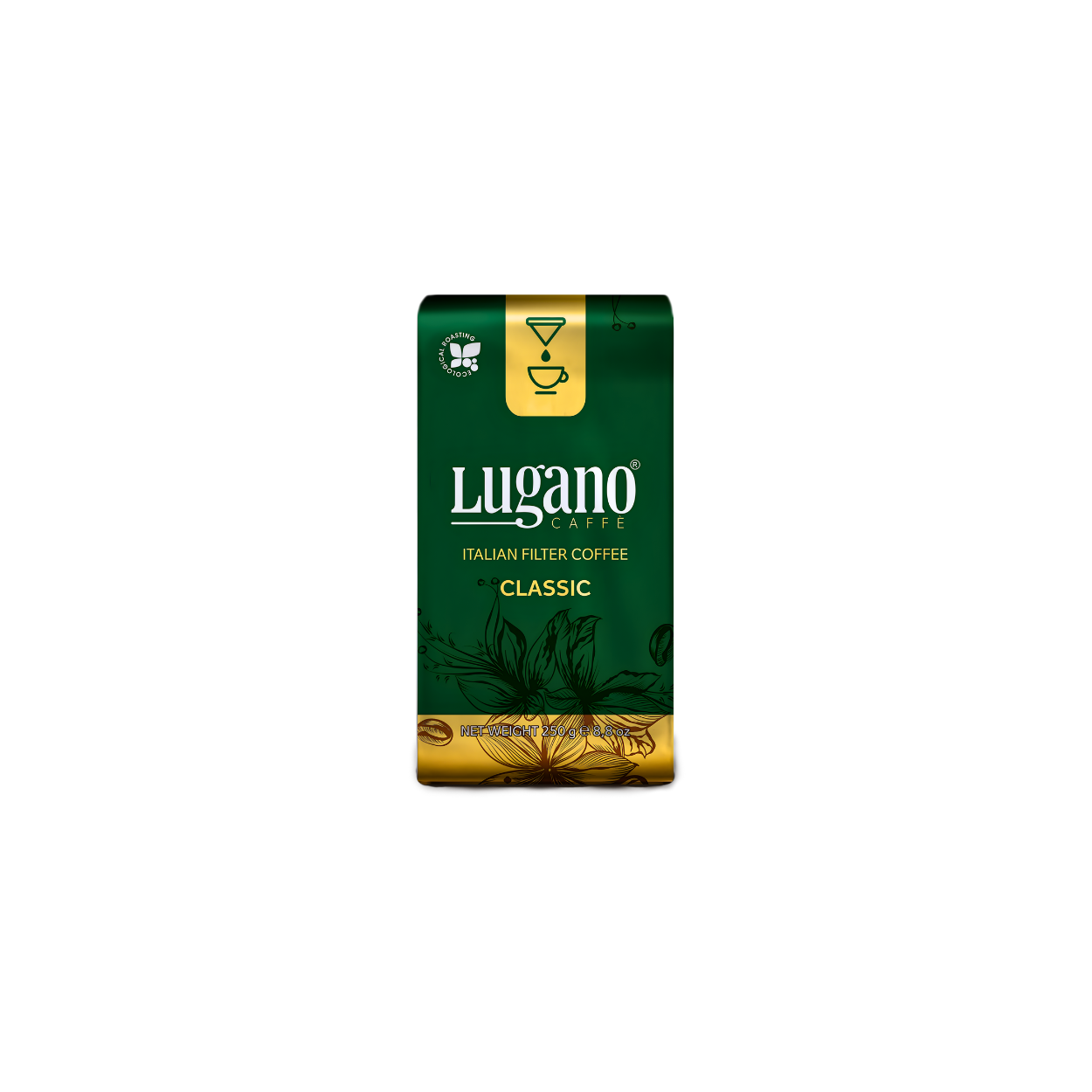 Lugano Caffè Classic Filter Coffee 250 Gr Vacuum Pack Lugano Caffè Classic Filter Coffee 250 Gr Vacuum Pack