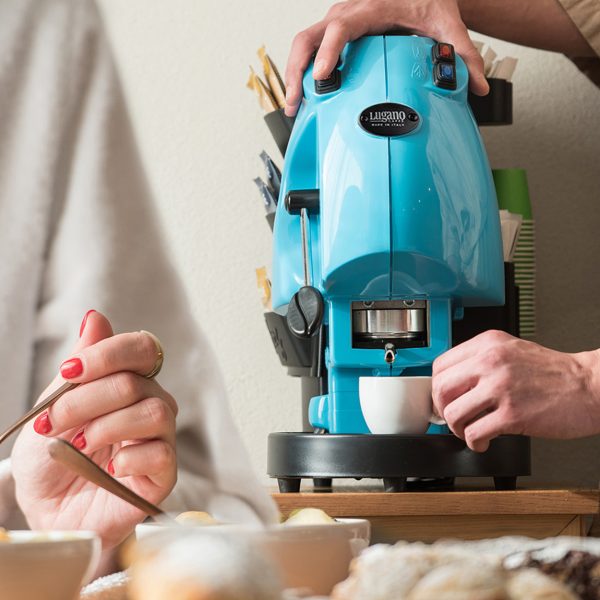 Uno Espresso Machine corner in a modern home